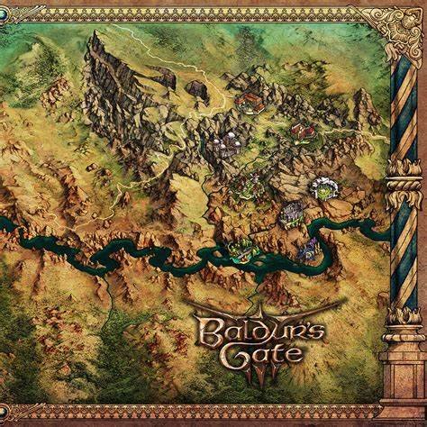 Unveiling the Realms: A Guide to the Baldur's Gate 3 Map 