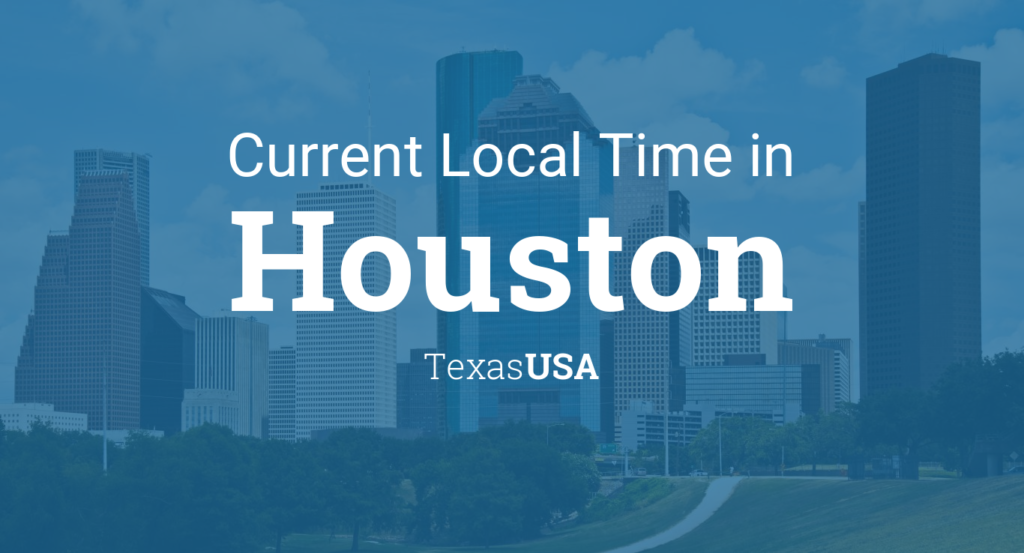 time in houston
