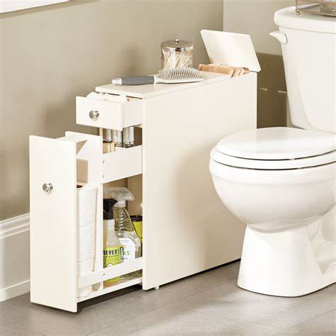 slim bathroom cabinet