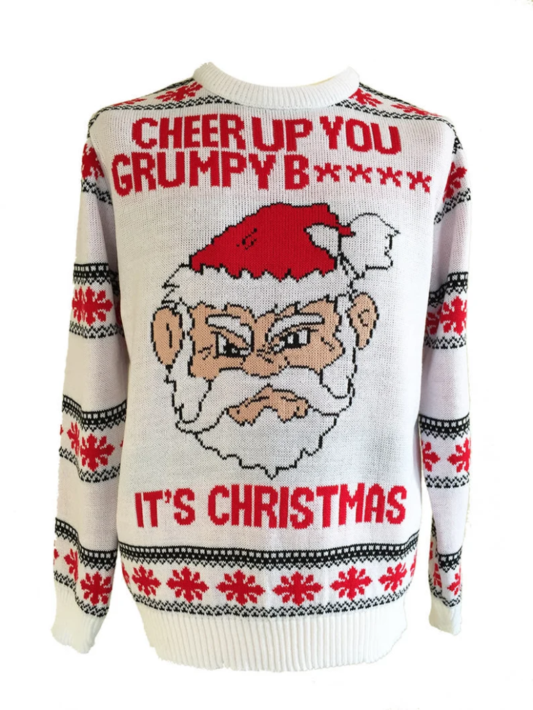 rude christmas jumpers