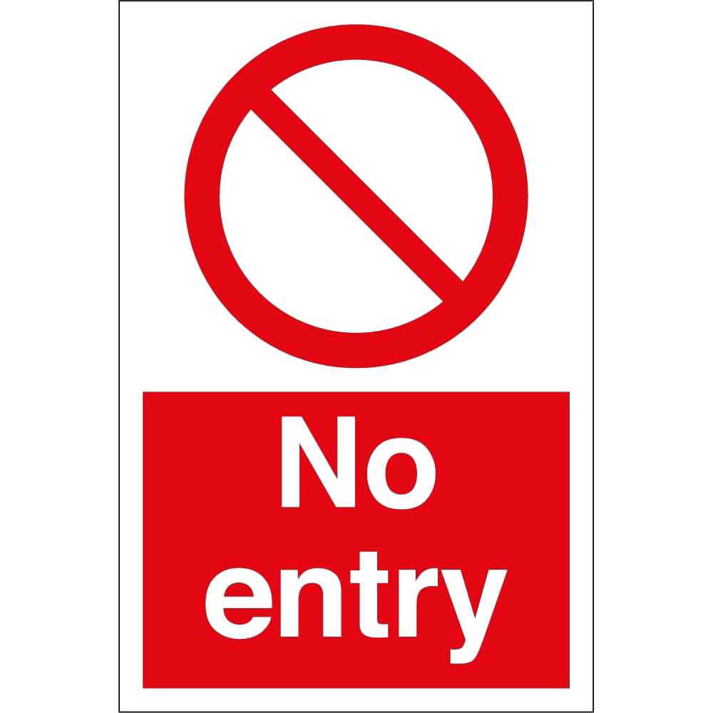 no entry sign